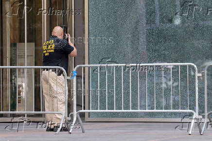 Aftermath of a deadly mass shooting in Manhattan, in New York City