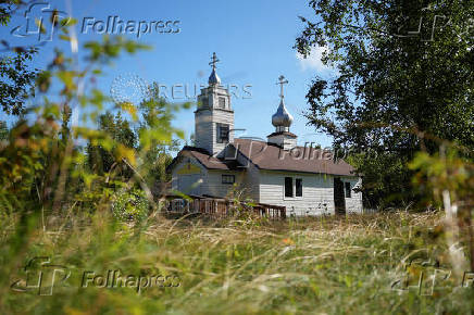 Russian Orthodox church is seen in Anchorage