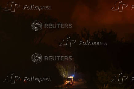Wildfire in Tres Cantos, near Madrid