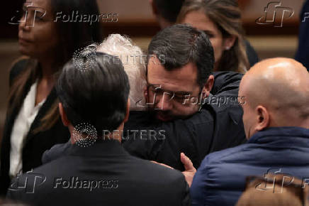 Tribute for Colombian Senator Miguel Uribe Turbay at Colombia's Congress, in Bogota