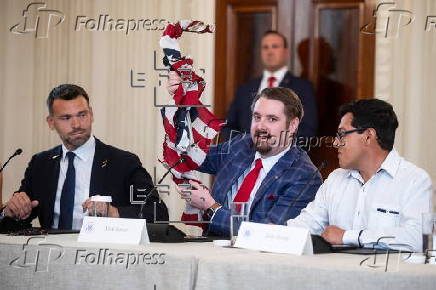US President Trump hosts roundtable on Antifa