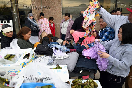 Food pantry is busy, weeks into the continuing U.S. government shutdown, in Commerce City