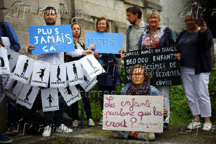 Verdict in the trial of ex-surgeon Joel Le Scouarnec at the courthouse in Vannes