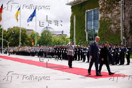 Ukrainian President Volodymyr Zelensky visits Berlin