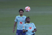 Entrenamiento de la selección de fútbol de Brasil en Ecuador
