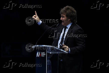 Argentine's President Milei attends the Madrid Economic Forum