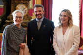 Britain's King Charles attends the King's Foundation Awards ceremony, in London