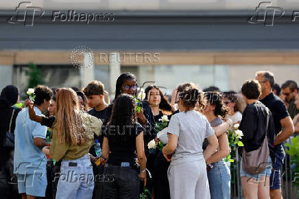Graz community members attend a last coming together after state mourning following school shooting