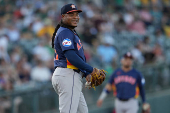 MLB: Houston Astros at Athletics