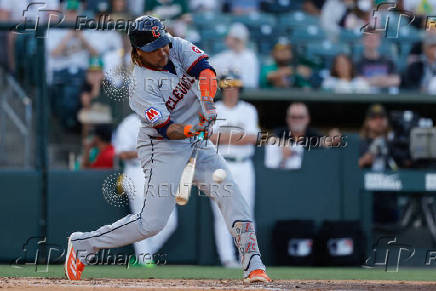 MLB: Cleveland Guardians at Athletics