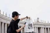 Faithful gather in St. Peter's Square the day after Pope Leo XIV's election