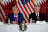 U.S. President Trump visits Qatar