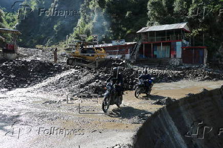 Several people dead in Pakistan-administered Kashmir following storms and landslides