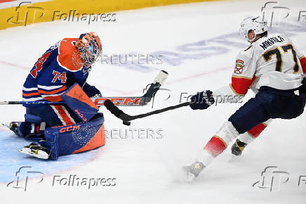 NHL: Stanley Cup Final-Florida Panthers at Edmonton Oilers