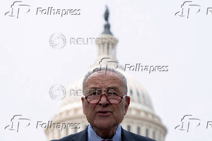 Democratic Senators Hold Press Conference on U.S. President Donald Trump's Tax and Spending Bill
