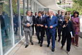 French President Emmanuel Macron visits Monaco