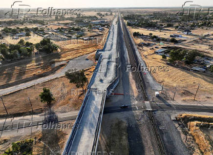 California High-Speed Rail bridge in Madera