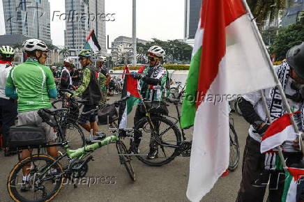 'Ride for Palestine' event in Jakarta
