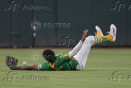 MLB: Toronto Blue Jays at Athletics