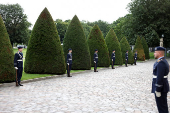 German President Steinmeier receives Papua New Guinea's Governor-General Dadae, in Berlin