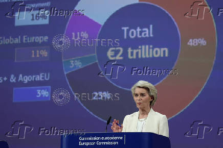 European Commission President von der Leyen attends press conference in Brussels