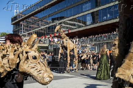 The Herds international art and climate manifestation in Stockholm