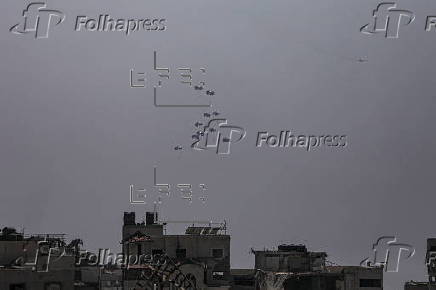 Humanitarian aid airdropped into Gaza