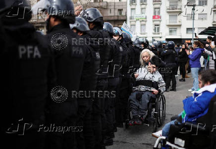 Argentines protest veto of bill strengthening protections for people with disabilities