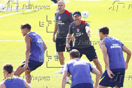 Entrenamiento del Atlético de Madrid