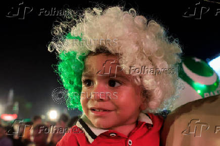People attend Pakistan's Independence Day celebration in Lahore