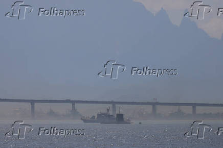 Navios da Marinha do Brasil no Rio de Janeiro.