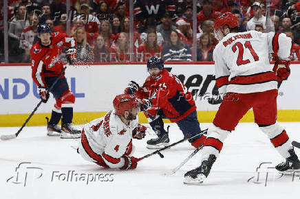 NHL: Stanley Cup Playoffs-Carolina Hurricanes at Washington Capitals