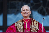 Pope Leo attends prayer service at Rome's Basilica of Saint Mary Major