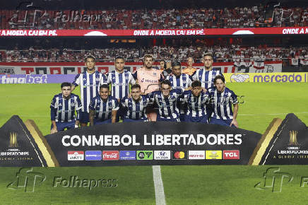 Match between são paulo and talleres for the 2025 libertadores cup.