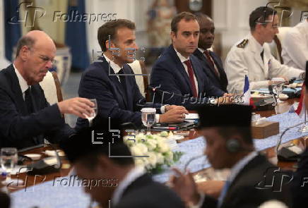 France's President Emmanuel Macron visits Indonesia