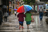 Chuva na região central de São Paulo