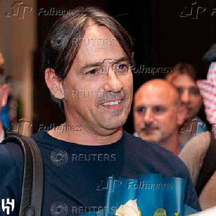 New Al Hilal coach Simone Inzaghi arrives in Riyadh to coach his new football team