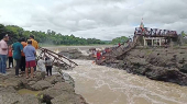 A bridge collapsed over the Indrayani river, in Pune