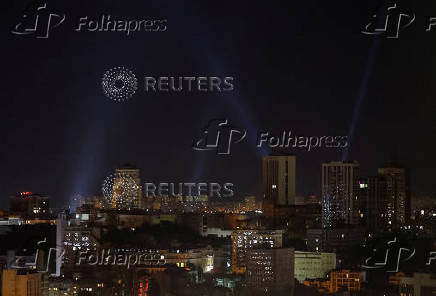 Russian drone and missile strike in Kyiv