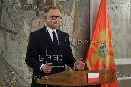 Polish President Andrzej Duda visits Montenegro