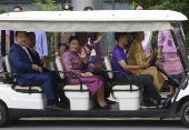 Suspended Thai Prime Minister Paetongtarn Shinawatra's first day of work in role as Culture Minister