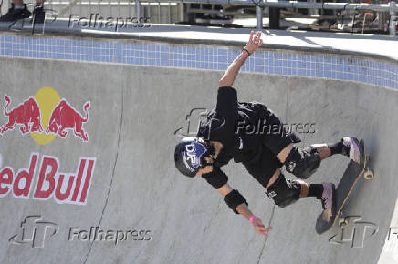 Circuito nacional de skate, o STU National, no Complexo do Tarumã, em Curitiba