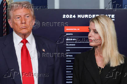 U.S. President Trump meets members of the media at the White House in Washington, D.C