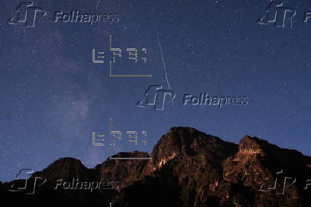 Perseids meteor shower in Poland