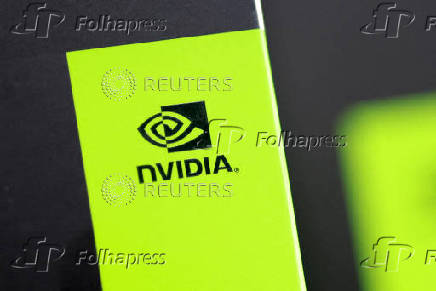 Illustration shows Nvidia logo