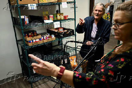 Food pantry is busy, weeks into the continuing U.S. government shutdown, in Fountain