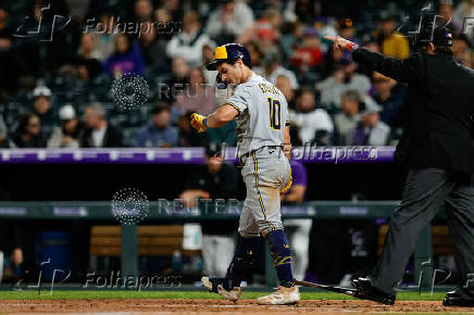 MLB: Milwaukee Brewers at Colorado Rockies