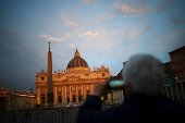 Pope Francis lies in state in St. Peter's Basilica at the Vatican