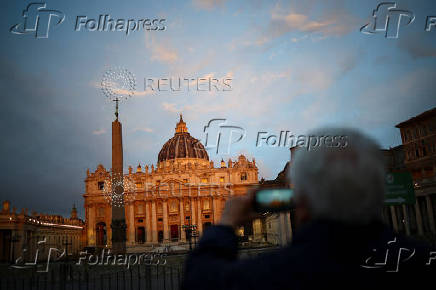 Pope Francis lies in state in St. Peter's Basilica at the Vatican