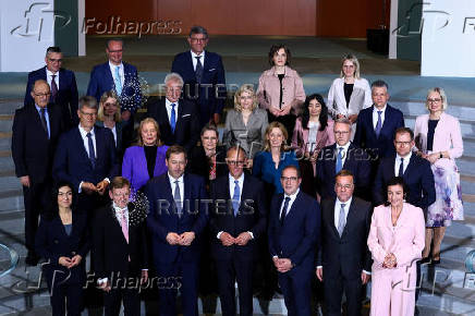 First cabinet meeting at the Chancellery, in Berlin